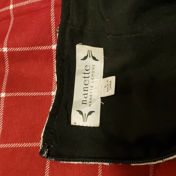 Nanette Lepore skirt. White and black. - Picture 2 of 3